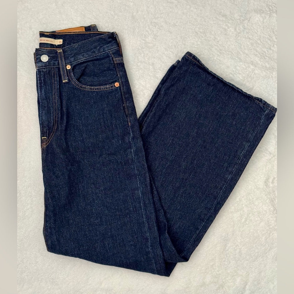 Levi's Ribcage Wide Leg Women’s Jeans size 25W x 30L